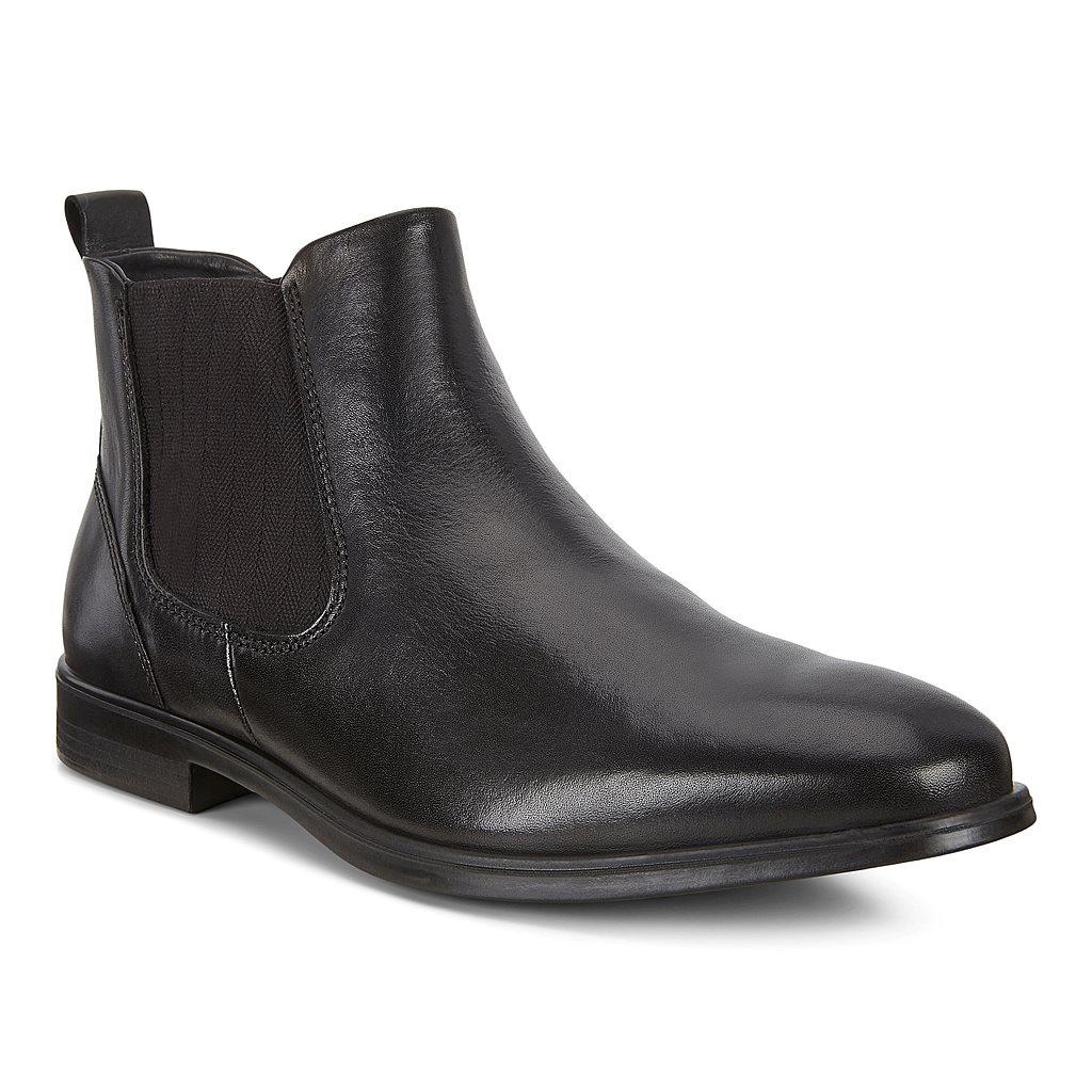 Ecco Melbourne Mens Chelsea Boots In Black Online - India JFB-873492